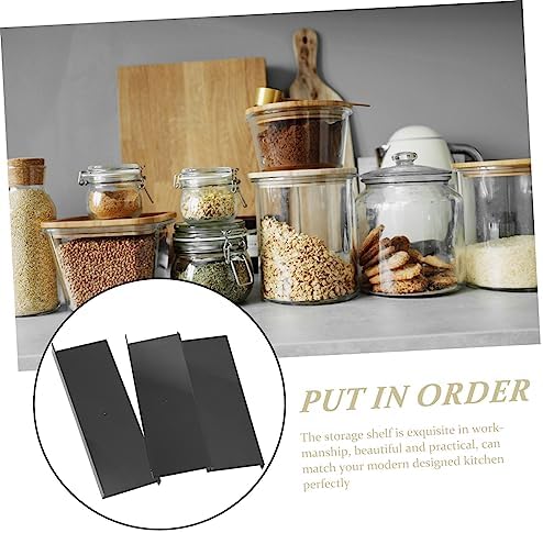 3pcs Stackable Spice Organizer Rack Adjustable Acrylic Drawer Storage