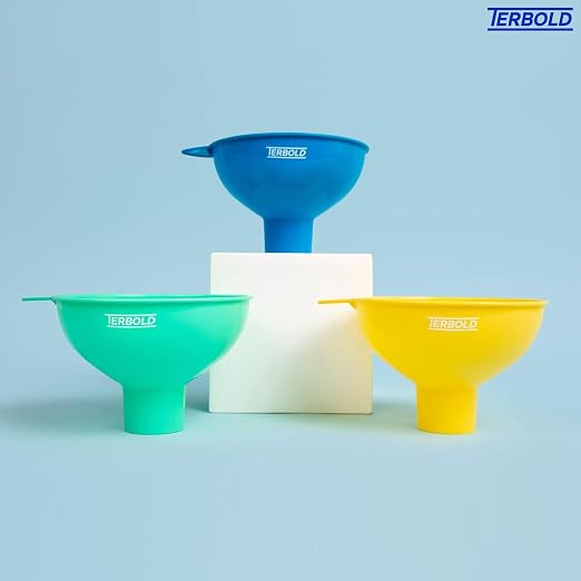 3pc Wide Mouth Canning Funnels for Filling Bottles and Mason Jars | Large Spout - Image 2