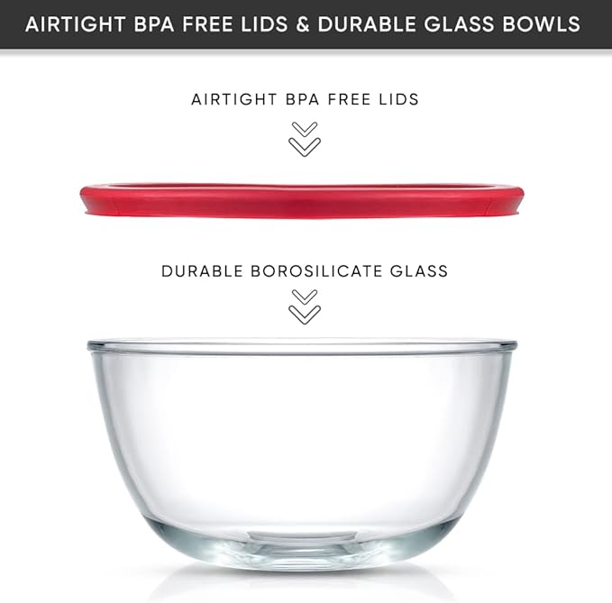 JoyJolt Kitchen Mixing Bowls - Image 3