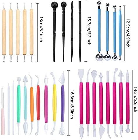 Fondant Cake Modeling Tools Kit, 31 Pieces