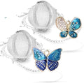 Tea Steeper for Loose Tea 2pcs NSTaygate Tea Infuser with Charm