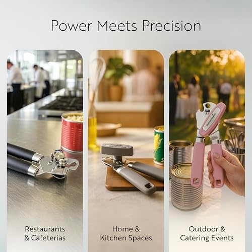 Restaurantware Can Opener 1 Pack 7.64 x 1.94 x 2.13 Inches Stainless