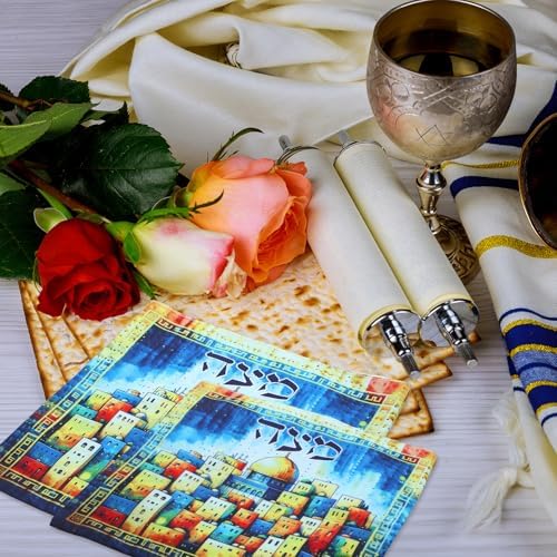 Mindsoft 2 Pcs Passover Afikoman Bags set Passover Seder Afikomen