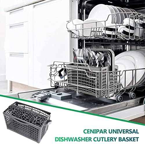 JTLB Dishwasher Utensil Rack Basket, Cutlery Holder, 7 Compartments