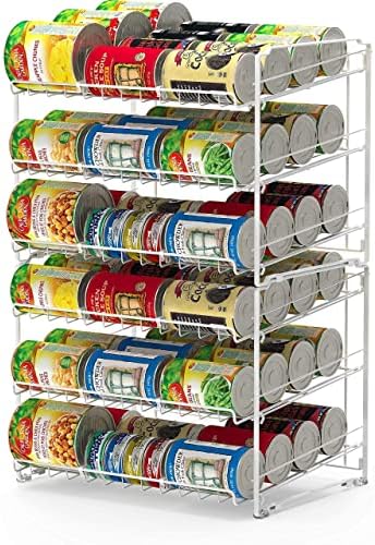 Simple Houseware Stackable Can Rack Organizer + Soda Can Dispenser