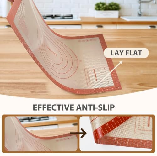 24" x 16" Silicone Baking Mat with Measurement Guides