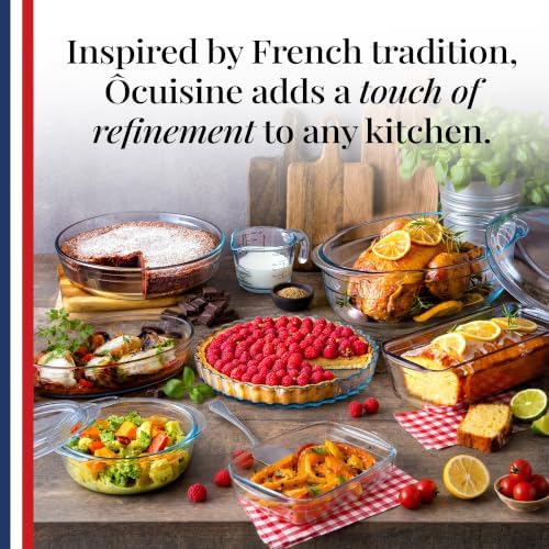 Ôcuisine Borosilicate Casserole Dish Set with Lid