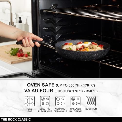 Starfrit The Rock 26cm (10") Tawa Multi Pan, Non-Stick, Forged