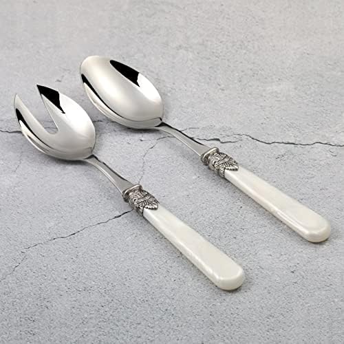 2-piece Salad Servers Stainless Steel Salad Serving Set Salad Fork and