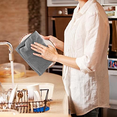 Utopia Towels Kitchen Bar Mops, Pack of 12, 16x19 in, 100% Cotton