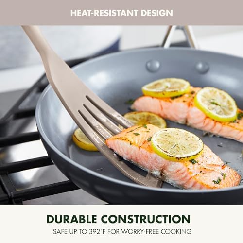 GreenPan Silicone Fish Turner Spatula, Slotted Cooking Kitchen