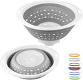 QiMH Collapsible Colander and Strainer, 5 Quart, Heavey Duty Kitchen Drainer by Qimh