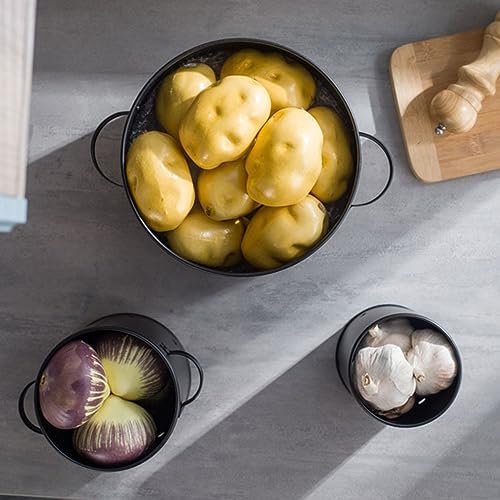 Potato, Onion & Garlic Kitchen Storage Canisters, Kitchen Vegetable