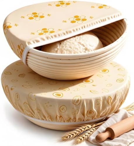 Beeswax Bowl Covers, 2 Pack, 10 and 12 Inch