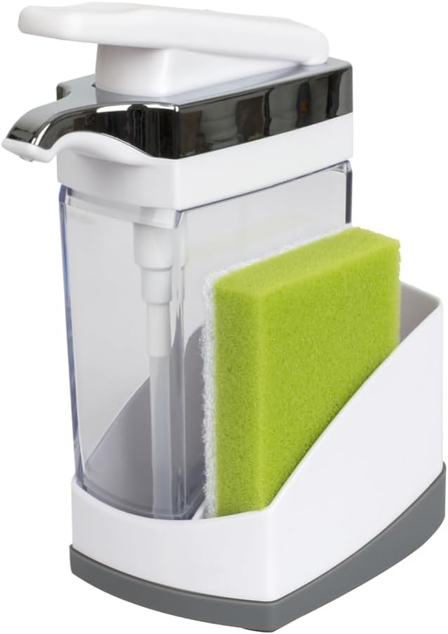 Casabella Sink Sider Solo Soap Pump and Sponge Caddy by Casabella