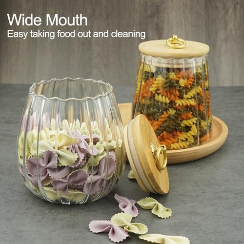 Halloween Cookie Candy Jar Clear Glass Jar Coffee Canister, Sugar