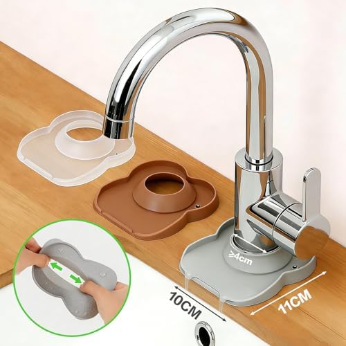 Silicone Faucet Mat for Kitchen Tap Compact Sink Splash Guard