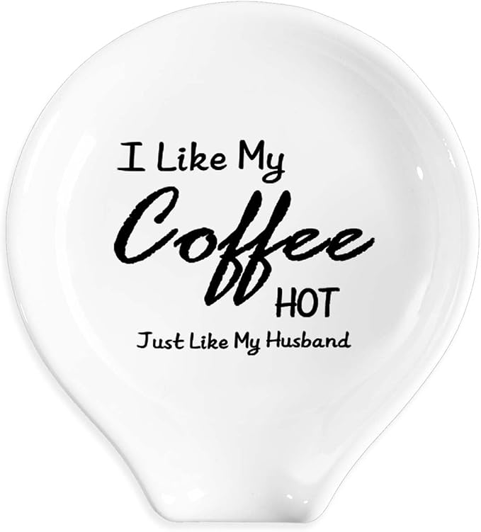 Funny Coffee Spoon Holder-Coffee Spoon Rest-Cafe Bar Station Accessories-I Like by Unknown