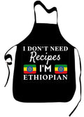 I Don't Need Recipes Novelty Chef Kitchen BBQ Apron Barber Chef Bib BBQ Kitchen by FaceYee
