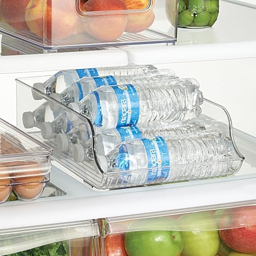 iDesign Plastic Water Bottle Organizer, Clear, 2-Pack