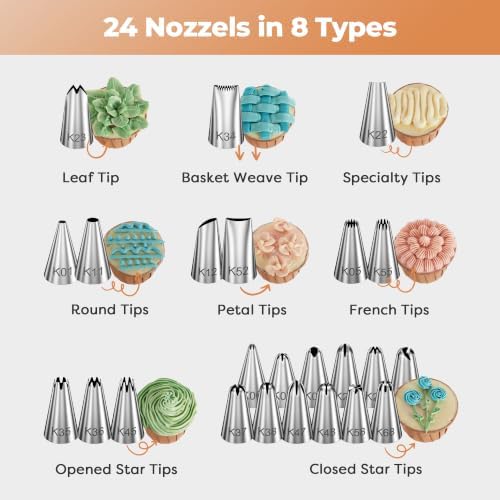 Kootek 35 Aluminum Cake Decorating Kit