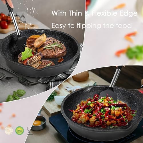 Kitchen Utensils Set of 2, Silicone Cooking Utensils, Turner/Spatula
