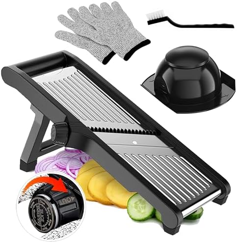 Adjustable Stainless Steel Mandoline Slicer