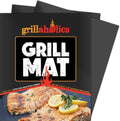 Grillaholics Reusable Non-Stick Grill Mats for Outdoor Grill | Set of