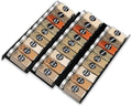 6PCS Expandable Spice Drawer Organizer Insert, Adjustable Tiered
