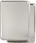 Commercial Quality Baking Sheet Pan Set, Natural Aluminum Cookie Sheet by UmiteChef