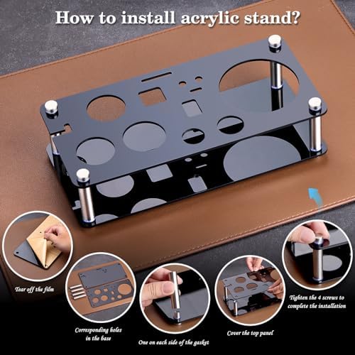 Wukuna Cocktail Shaker Bartender Kit, 15 Pcs Bar Tool with Acrylic