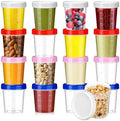 16 Pack 4 oz Small Containers with Lids, Food Storage Containers
