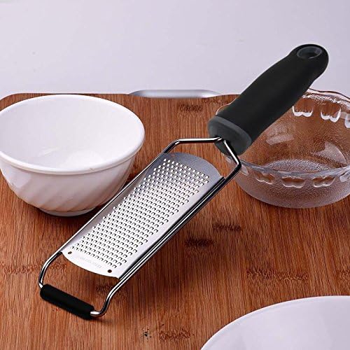 Stainless Steel Cheese Grater, Ergonomic Soft Handle Lemon Ginger Potato Zester - Image 5
