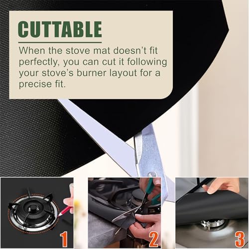 Stove Top Covers for Gas Burners,Non-Stick Stove Guard, Samsung Gas