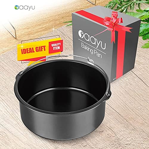 AAYU Baking Pan for Pressure Cookers, Air Fryers and Ovens- For 3 QT