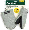 Cuisinart Mini Oven Mitts, 2-Pack, Neoprene Grip, Heat Resistant 350F