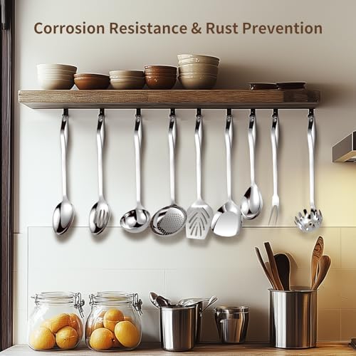 304 Stainless Steel Kitchen Utensil Set, 9-Piece