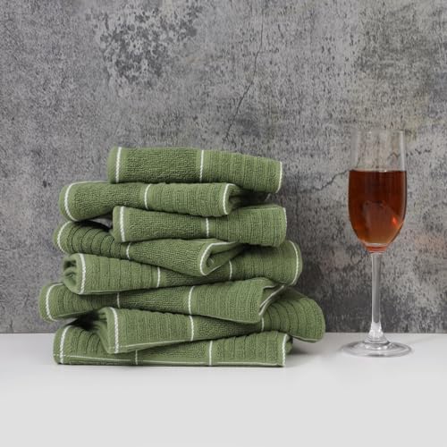 Glynniss Kitchen Towels and Dishcloths Set, Four Dish Towels 16x26