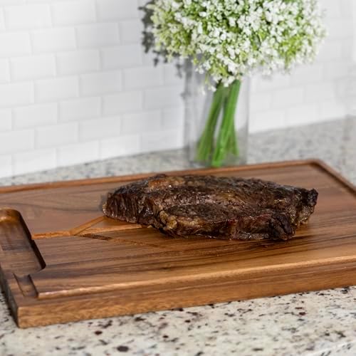 Ironwood Gourmet Osterbotten Acacia Carving Board, 20 x 14