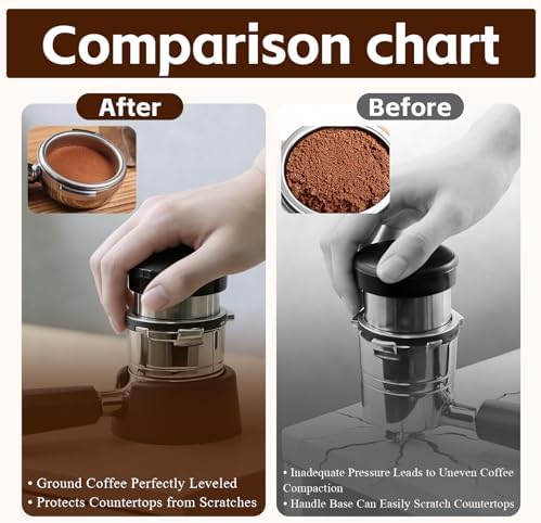 Portafilter Holder & Coffee Knock Box Combo for Ninja Luxe Café
