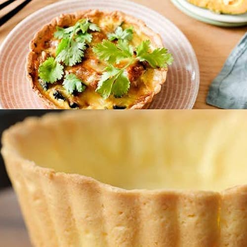 Mini Tart Pans, Nonstick Quiche Pan for Baking,Mini Cake Mold Egg Tart