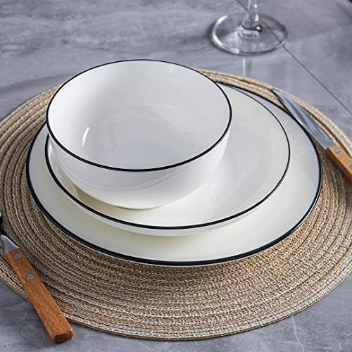 YOLIFE 10 inch Dinner Plates Set of 6