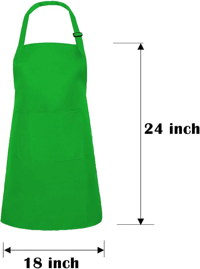 Kids Apron Set Chef Hat Sleeve Outfit Costume Toddler Girl Boy Aprons Cooking - Image 2