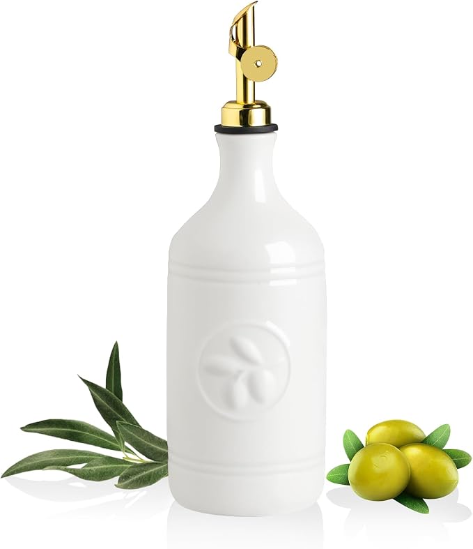 Sweejar 16 Oz Ceramic Olive Oil Dispenser Bottle, Oil Dispenser by Sweejarco1949