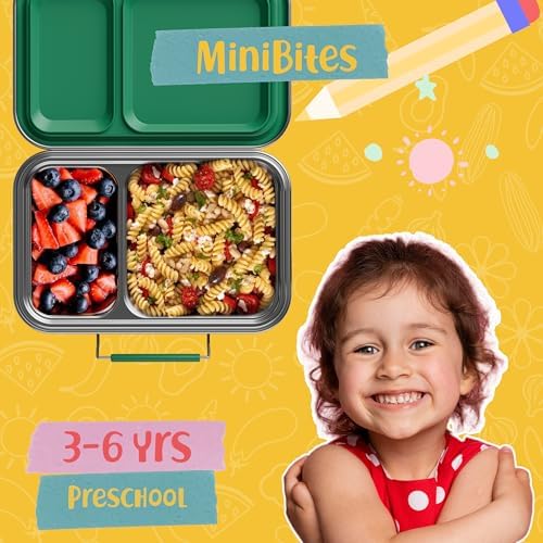 AOHEA Stainless Steel Lunch Box for Kids, Leak Proof Bento Lunch Box