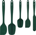 HOTEC 600℉ Heat Resistant BPA-Free Silicone Rubber Spatula Set, Kitchen Cooking by Hotec