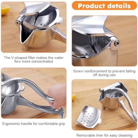 Aluminum Alloy Hand Juicer Squeezer