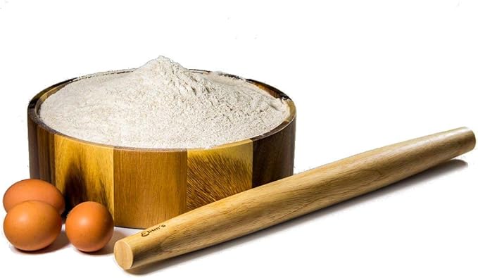 French Rolling Pin – 18 Inch Wooden Dough Roller - Image 4