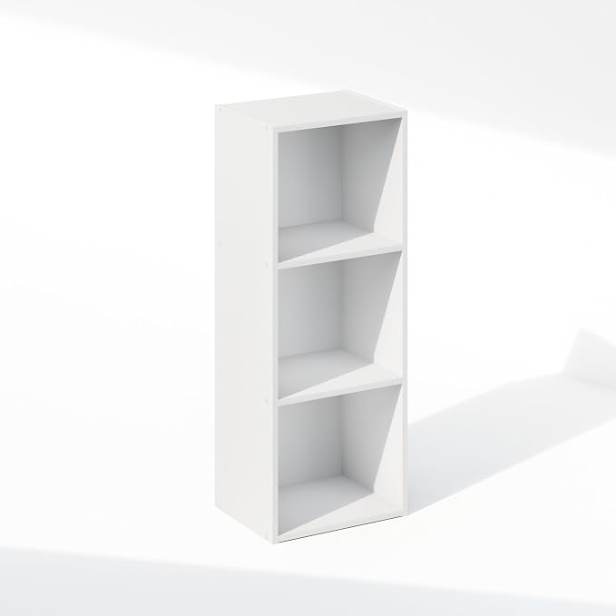 Furinno Reed Closet Organizers and Storage, 3-Tier Closet Organizer, Open Shelf - Image 8