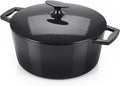 Nuwave 6QT LUX Healthy Enameled Cast Iron Dutch Oven Pot by NuWave